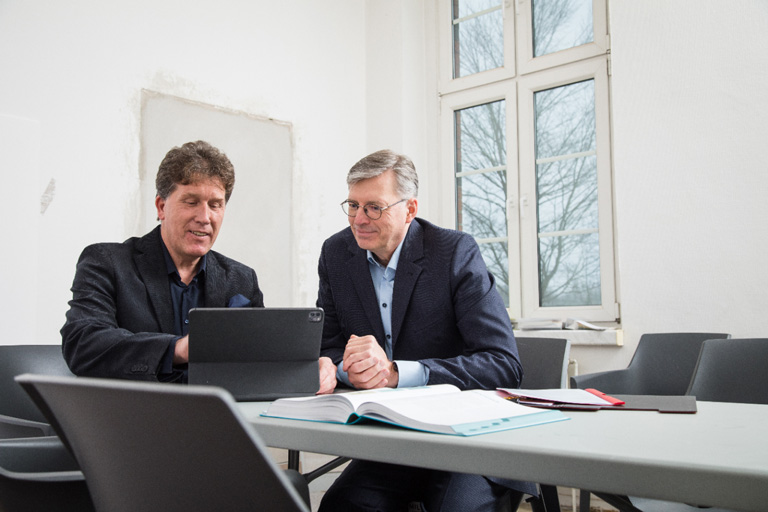 Oliver Pleiner und Sebastian Langosch Quartiersentwicklung TRIAOS GmbH